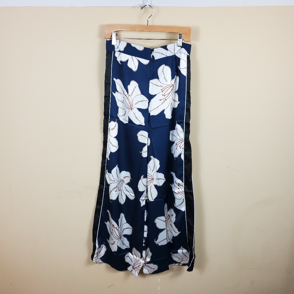 Zhu High Rise Floral Back Zip Pants - Picture 3 of 10
